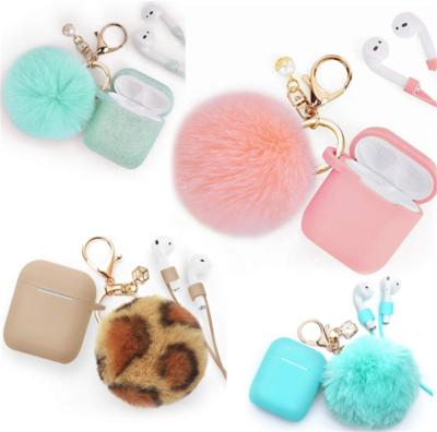 China Bags 7cm Rainbow Key Chain Faux Fox Fur Pompom Puff Ball Wholesale Orange Hairy Fluffy Loose Fur Ball for sale