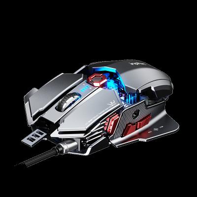 China Factory Direct Selling High Quality Ergonomic Skin LED Material Color Computer Gaming Breathing Mouse for sale