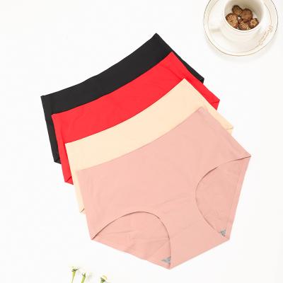 China New Fashion Seamless Solid Color Comfortable Modal Women's Underwear Panties for sale