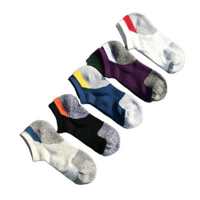 China Sports Customized Men's Tennis Sock Design Socks Sports Socken Sport Terry Cotton Colored Ankle Length Black Booties Foot for sale