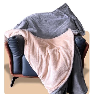 China Hotel Flannel Heating Cover Blanket Temperature Controller Electric Over portable heated  Blanket for sale