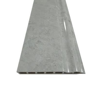 China Customized Modern ST9-Light Gray Color Wall Panel Edging Floor Accessories Scratch Cheap Extrusion Corner Pad for sale