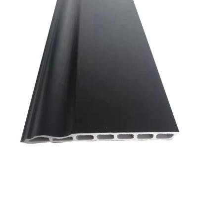 China Modern All PVC Black Plastic Skirting Board Skirting Flooring Accessories Flooring Accessories Skirting Base Board for sale