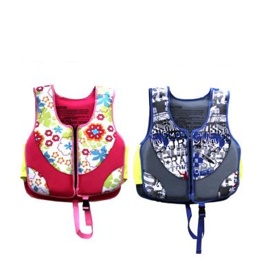 China Reusable Boat Life Vest Reusable Life Jacket Neoprene EPE Foam Kids Kayak Kids Surfing Life Vest for sale