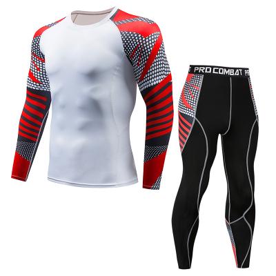 China Rash Sublimation Mens BJJ Full Sleeve Printed Long Guard UPF 50+ Surf Suit for sale