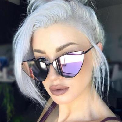 China Personality Cat Eye Triangle Women Sunglasses multicolor fashion sunglasses 2021 new fashion for sale