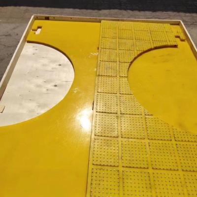 China ZP375 Anti Slip Mat 30mm Plastic Non Slip Mat For Drilling Rotary Table for sale