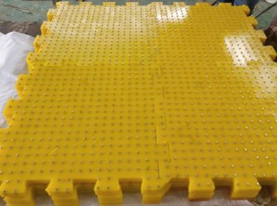 China 1MX1M Anti Slip Surface Floor Mat For Rig Floor Thickness 30MM PU For Drilling for sale