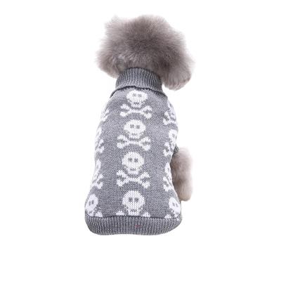 China Autumn And Winter Pet Three-Color Brand Dog Sweater Sustainable Luxury Pet Dog Sweater Fashionable Small for sale