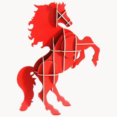 China Horse Design Clothing Store Window Display Rack Room Sale Office Floor Wall Decoration Modern Sofa Edge Model for sale