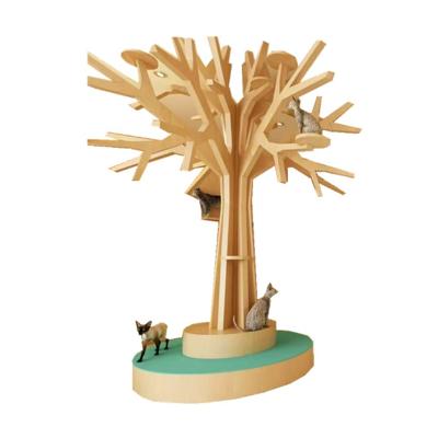 China Modern Modern Cat Climbing Furniture Cat Tree Scratcher Pet Furniture for sale