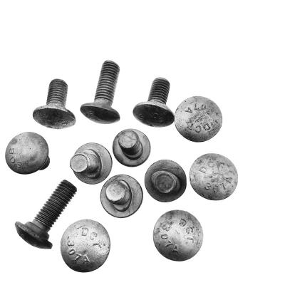 China Highway Guardrail Fastener HDG Carbon steel guardrail bolt en venta