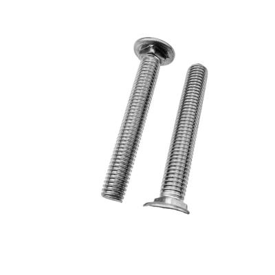 China Metric round head square neck bolts with large head en venta