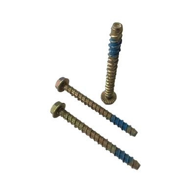 China Thunder bolt Hexagon Flange Masonry Anchor Hex Flange Head Concrete Screw for sale