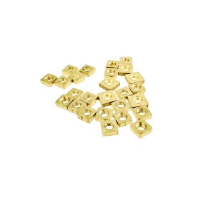 China Top-rated customized M20 M16 M12 M10 M8 M6 M5 M3 copper square brass nut zu verkaufen