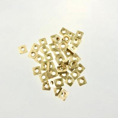 China High quality Brass Copper Thin Square Nut Wholesale Made in China for sale