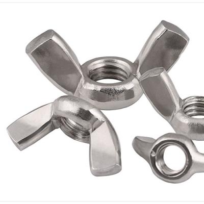 China 304 / 316 stainless steel butterfly wing nut M3 M4 M5 M6 M8 M10 M12 for sale