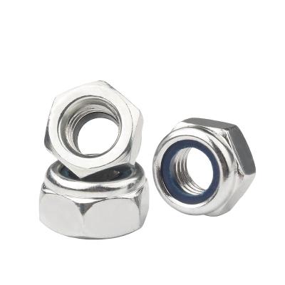 China Din 985 Carbon Steel Brass Hex Nut Nylon Insert Lock Nut ISO 7040 zu verkaufen