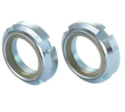 China GUK Nylon Insert Lock nut of Type KM KML or HM T for Use With Type MB Lockwasher as in Din 5406 for sale