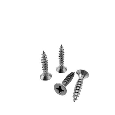 China Chipboard screws with countersunk head, TX star recess drive, and full thread for sale