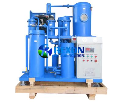 China Vacuum Lube Oil Purifier with 3-Stage Filtration and 55-60.C Heating Temperature for sale