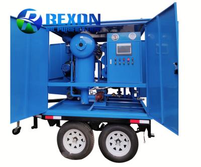 China Transformer Oil Purifier with Mobile Trailer and Weather-proof Canapy for Insulating Oil Filtration Maintenance zu verkaufen