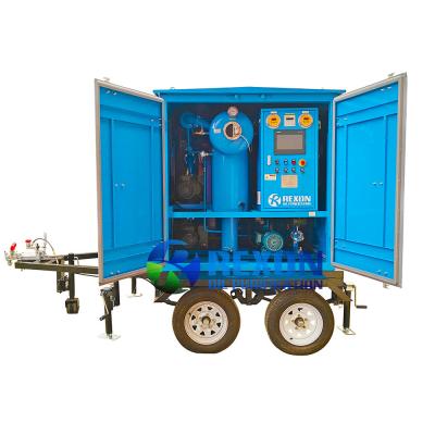 China 4 Wheels Trailer Mounted Transformer Oil Purifier for Onsite Power Substation Use for sale