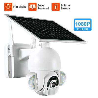 China PAN-TILT UUbox APP Solar Powered Camera H.265 Starlight Solar Powered Camera Starlight 4G wifi 4G Night Vision Colorful PIR AI Camera Human Detection for sale