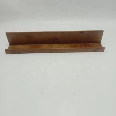 China Burlwood Veneer Wall Hanging Picture Ledge Wood Shelf 60 Inch Customize Wood Hot Classic OEM for sale