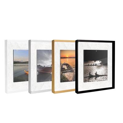 China Wall Hanging 4X6 5X7 6x8 8x10 Metal Picture Frame Small Elegant Home Frame Display Decoration Aluminum Photo Frame For Pictures Photo Decor for sale