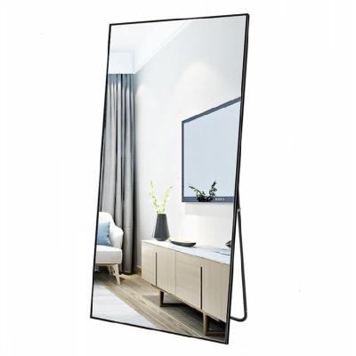 China American Martket Hotsale Modern Design Metal Frame Stand Modern Design American Martket Hotsale Aluminum Wall Mirror Bedroom Elegant Home Mirror Display Decoration Display for sale