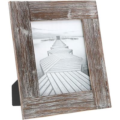 China Frameless Eco-friendly Vintage American Style Solid Wood Picture Frame Mat Picture Frame On Desk For Classic Decoration Home Item Design for sale