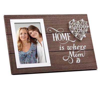 China Eco-Friendly Novelty Gifts Eco-Friendly American Holiday Gifts Mother's Day Solid Wood Vintage Style Vintage Style Photo Table Home Picture Frame for sale