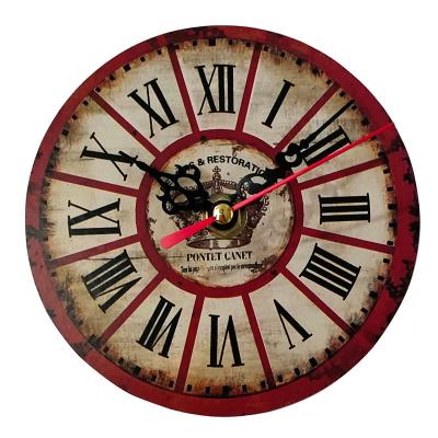 China Home Supermarket Style Decor Article Antique American Table Clock Decorative Products Kitchen and Products Desk Table Clock for sale