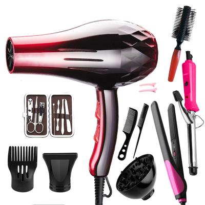 China Ionic Low Price Africa Portable Salon Blow 5 In 1 Powerful Professional Hair Dryer Set for sale