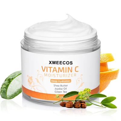 China Xmeecos Vitamin C Face Cream 50g/Custom Deep Moisturizing Anti Aging Dark Skin Support Brightening Private Labels for sale