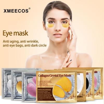 China 24K Anti-wrinkle Gold Collagen Eye Pads Gel Eye Mask For Eyes Treatment Puffiness Bags Anti Aging Removing Deep Hydration for sale