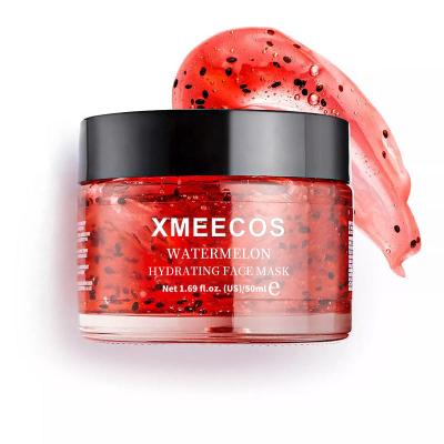 China Korean Moisturizer Custom Fruit Facial Exfoliating Skin Moisturizing Watermelon Jelly Gel Mask for sale