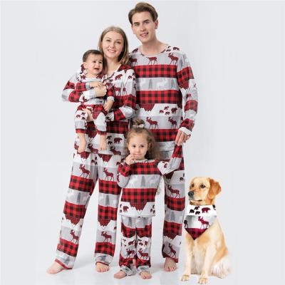 China NewChristmas Pajama Bottoms QUICK DRY Merry Christmas Family Pajamas Dog Christmas Warm Pajamas for sale