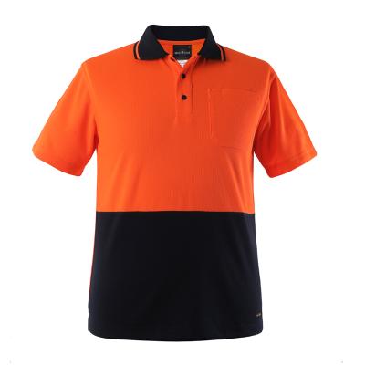 China High Visibility Sale Hi Quality Vis Short Sleeve Mens High QUICK DRY Polo Shirt for sale