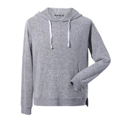 China Anti-Wrinkle Mens Knitted Casual Hoodies Long Sleeve Sweater Pullover Hoodies for sale