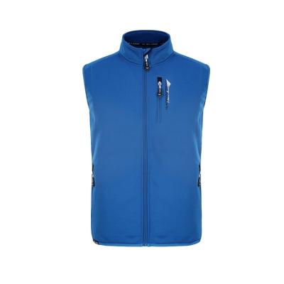 China Anti-wrinkle Full-Zip Fleece Vest Winter Outdoor Lightweight Casual Outerwear Anti-Wrinkle Duty Men's Sleeveless Jacket for sale