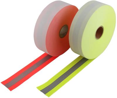 China High Visibility Warning Safety Tape High Visibility Products LED Fabric Reflective Tape for sale