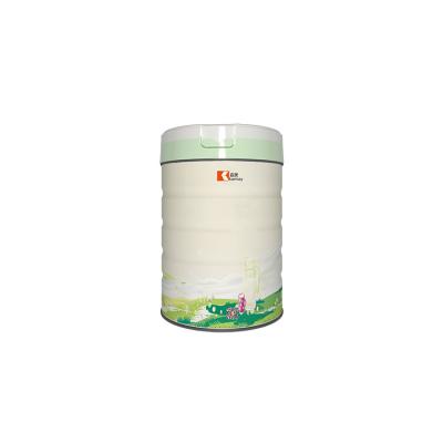 China Non Spill Supply Hot Selling Round LOGO Printing Top Seal 502 Plastic Tin Can Lid for sale