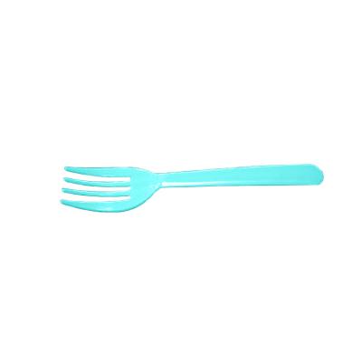 China Snack Supply Export Custom Color Noodle Disposable Plastic Fork Individually Wrapped Disposable Fork For Cake for sale