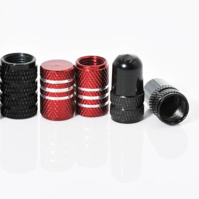 China Car Accessories Aluminum Bicycle Bike Wheel Tire Air Tire Presta Valve Cover Parts for sale