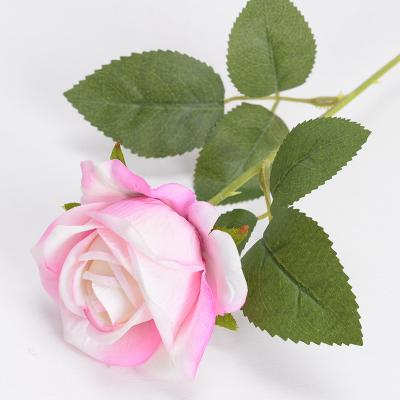 China Wholesale Minimalist Artificial Amazon Wedding Flower Decoration Dried Rose Flower Artificial Decorative Artificial Flower for sale