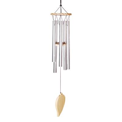 China Traditional Windchimes 5 Tube Aluminum Alloy Wind Chimes For Outdoor Garden Chimes Memorial Wind Rings Gift For Women for sale