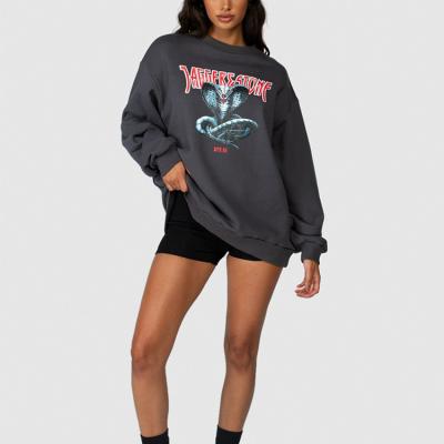 China 2022 custom sweatshirt crewneck 330gsm-480gsm drop shoulder anti-pilling sweatshirt fleece women sweatshirt for sale