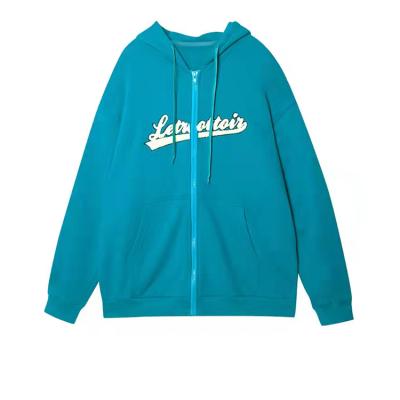 China Professional Zipper Women Anti-pilling Hoodie Unisex , Custom Logo Oversized Zip Up Hoodie Pattern for sale